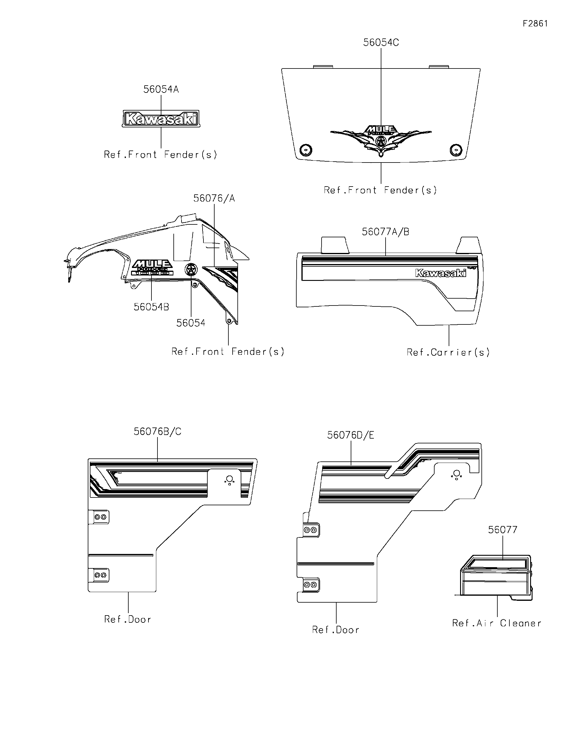 2025 Kawasaki Utility Vehicles Parts-Finder Diagrams | Mt