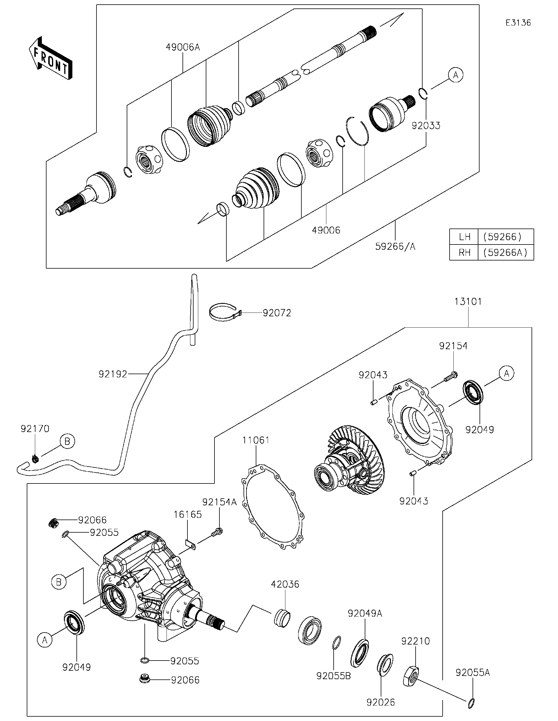 K 2026.1.5専用 2026 Kawasaki Utility Vehicles Parts-Finder Diagrams in Palmer MA