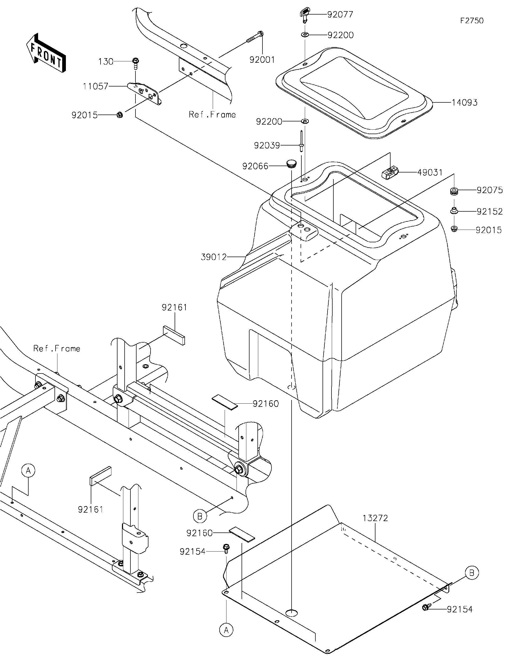 Ksページ 2024 Kawasaki Utility Vehicles Parts-Finder Diagrams | Texas