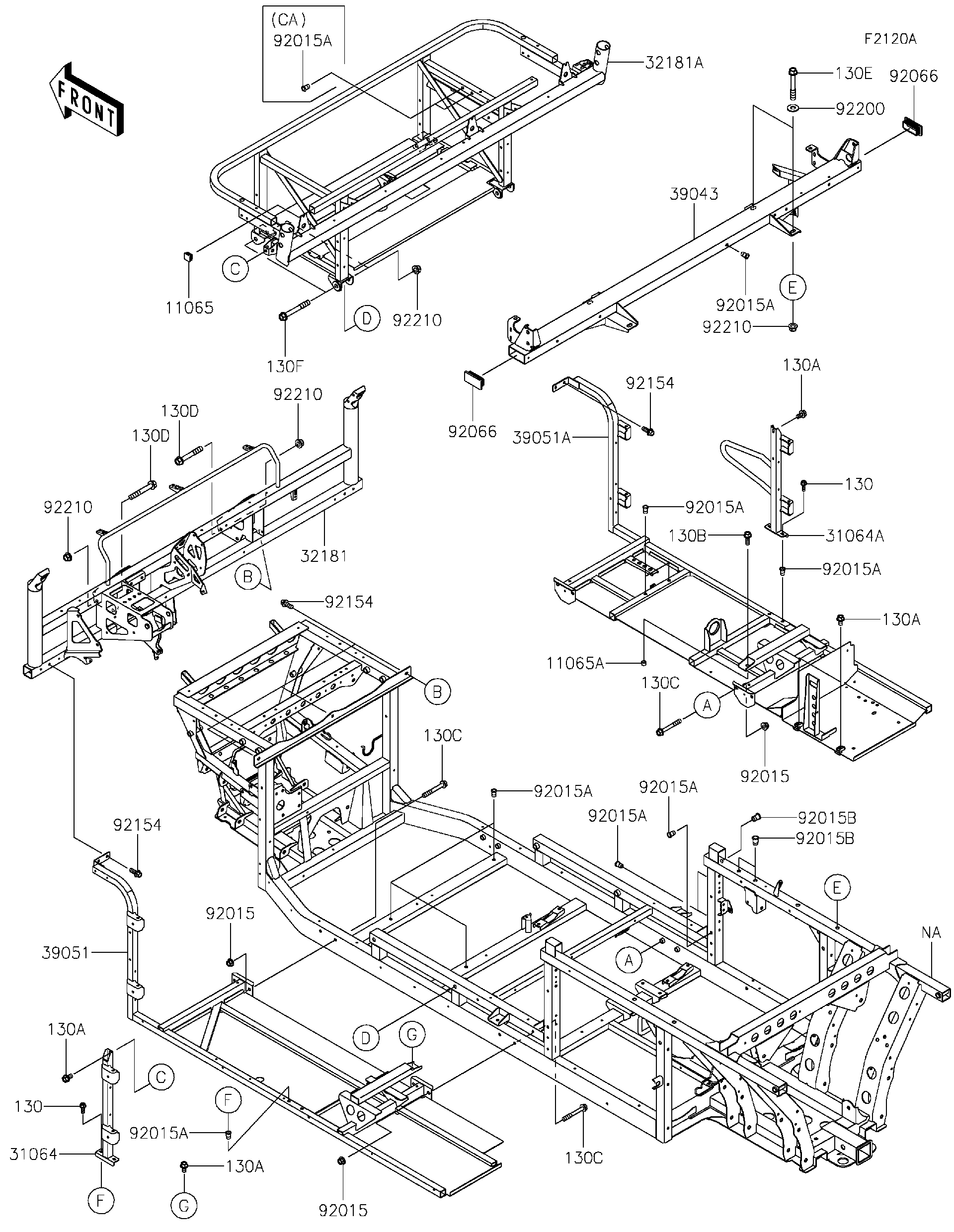 FK10 フィガロ 配線図集 未使用新品 2026 Kawasaki Utility Vehicles Parts-Finder Diagrams | Team