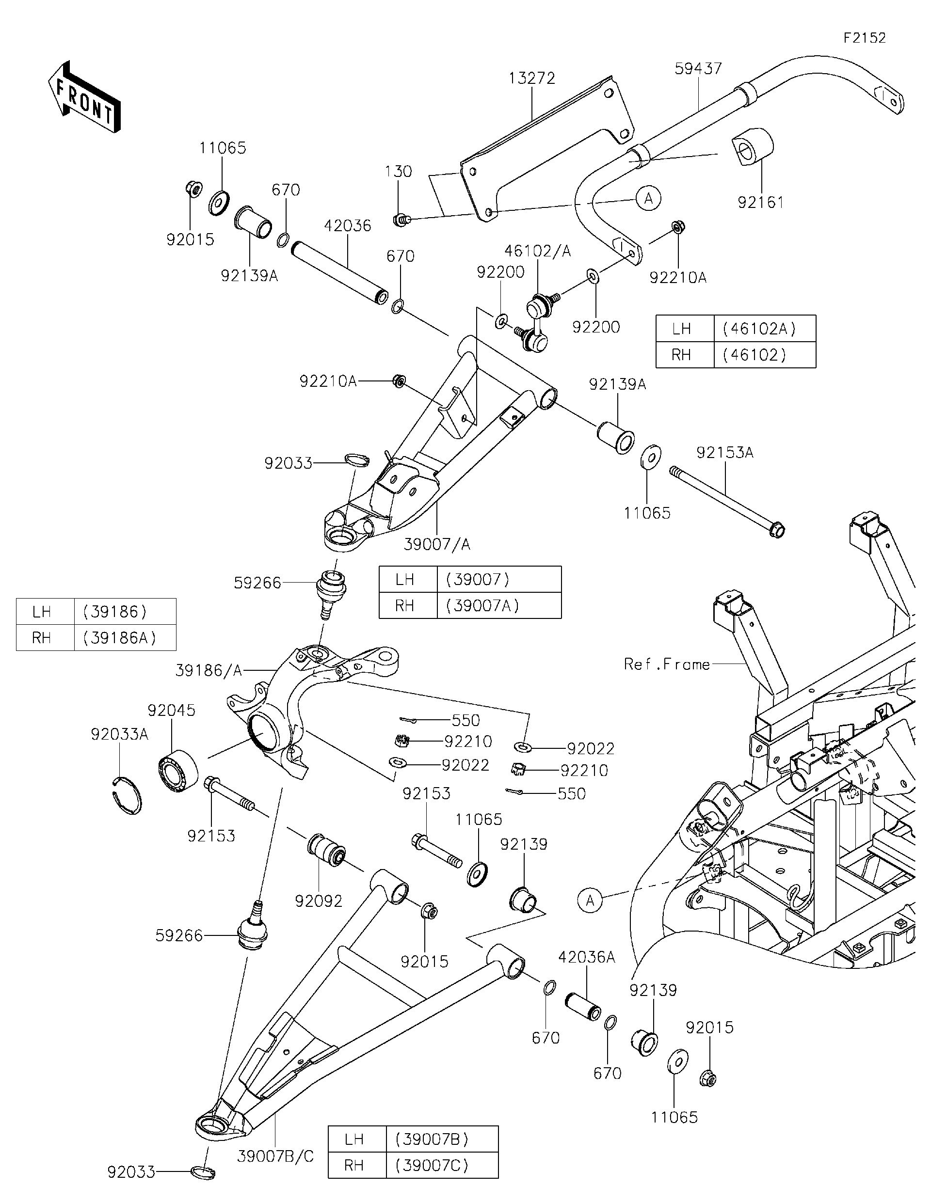 RT-76975ページ 2025 Kawasaki Utility Vehicles Parts-Finder Diagrams | B&B