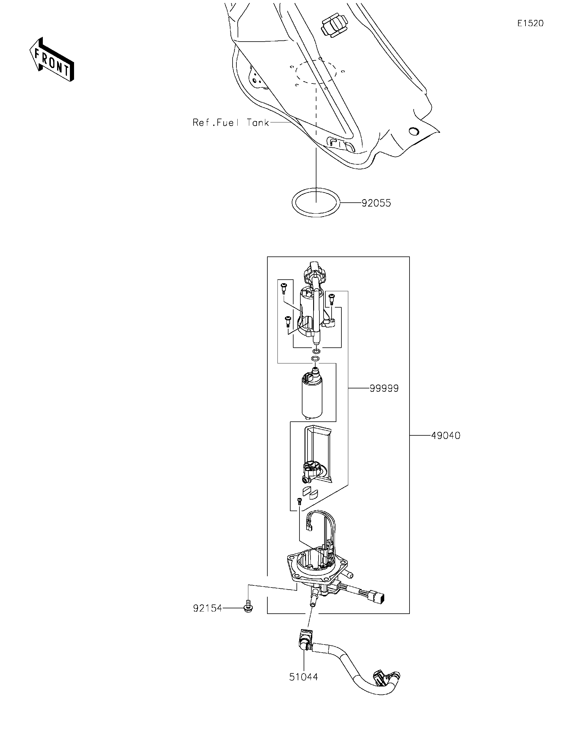 2025 Kawasaki Motorcycles Parts-Finder Diagrams | RJ Powersports