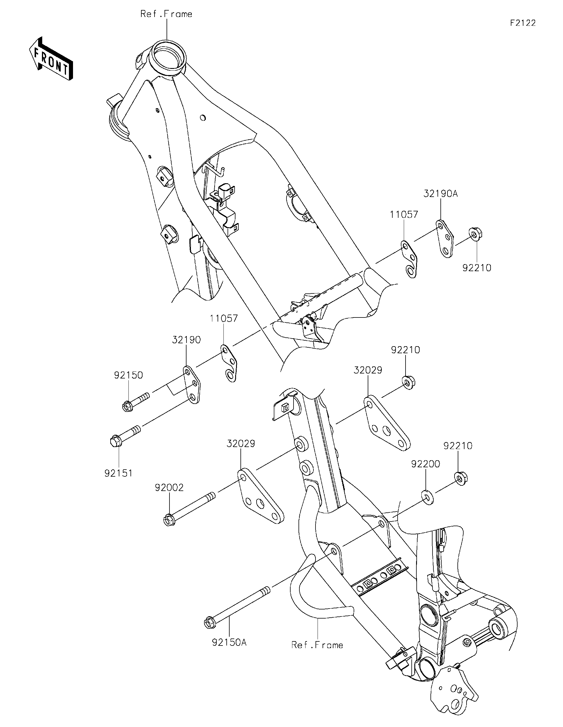 2025 Kawasaki Motorcycles Parts-Finder Diagrams | Cities Edge