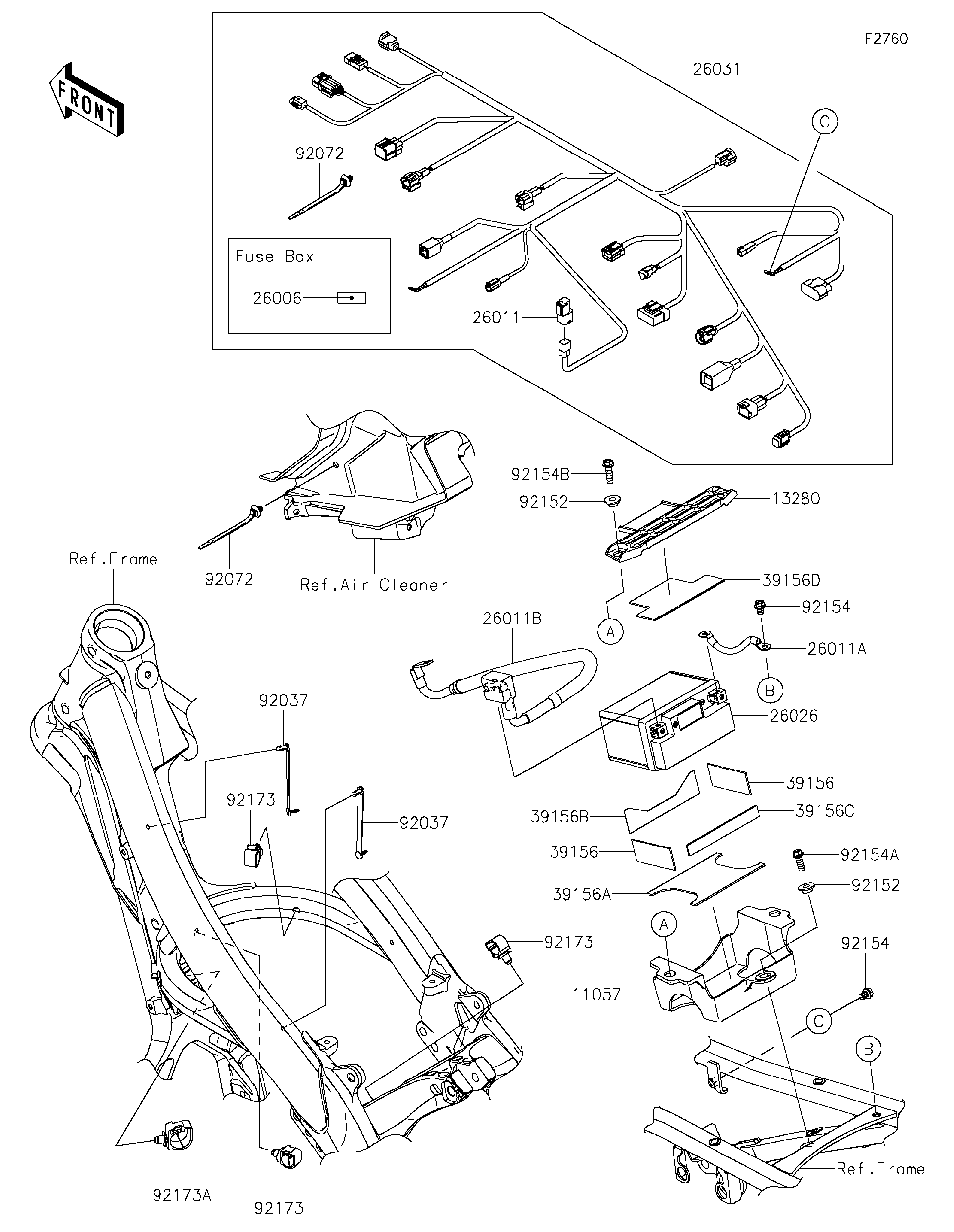2024 Kawasaki Motorcycles Parts-Finder Diagrams | Cities Edge