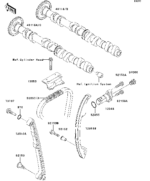 Camshaft(s)/Tensioner