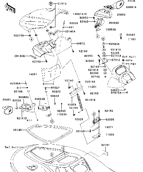 Hull Front Fittings