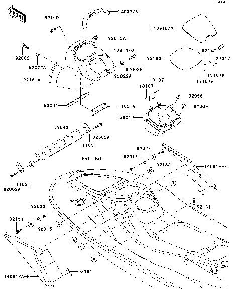 Hull Middle Fittings