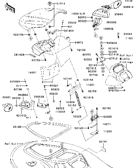 Hull Front Fittings