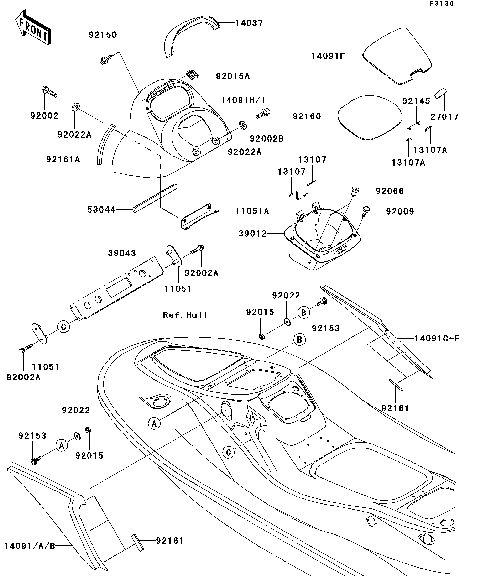 Hull Middle Fittings