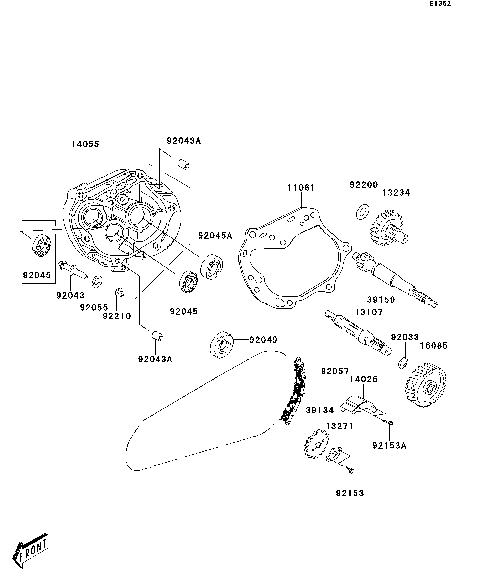 Gear Change Drum/Shift Fork(s)