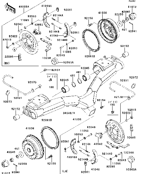 Rear Hubs/Brakes