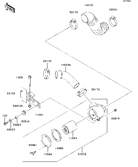 Air Cleaner-Belt Converter