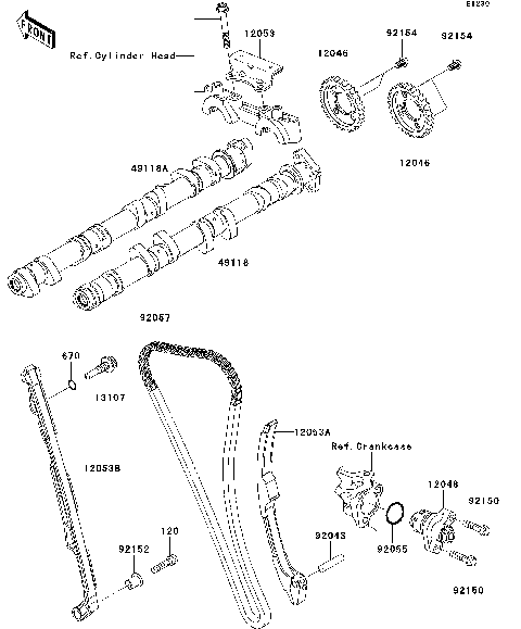 Camshaft(s)/Tensioner