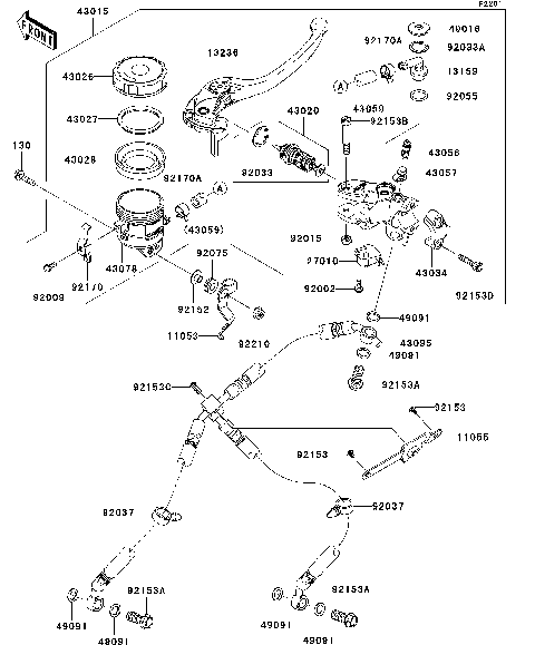 Front Master Cylinder