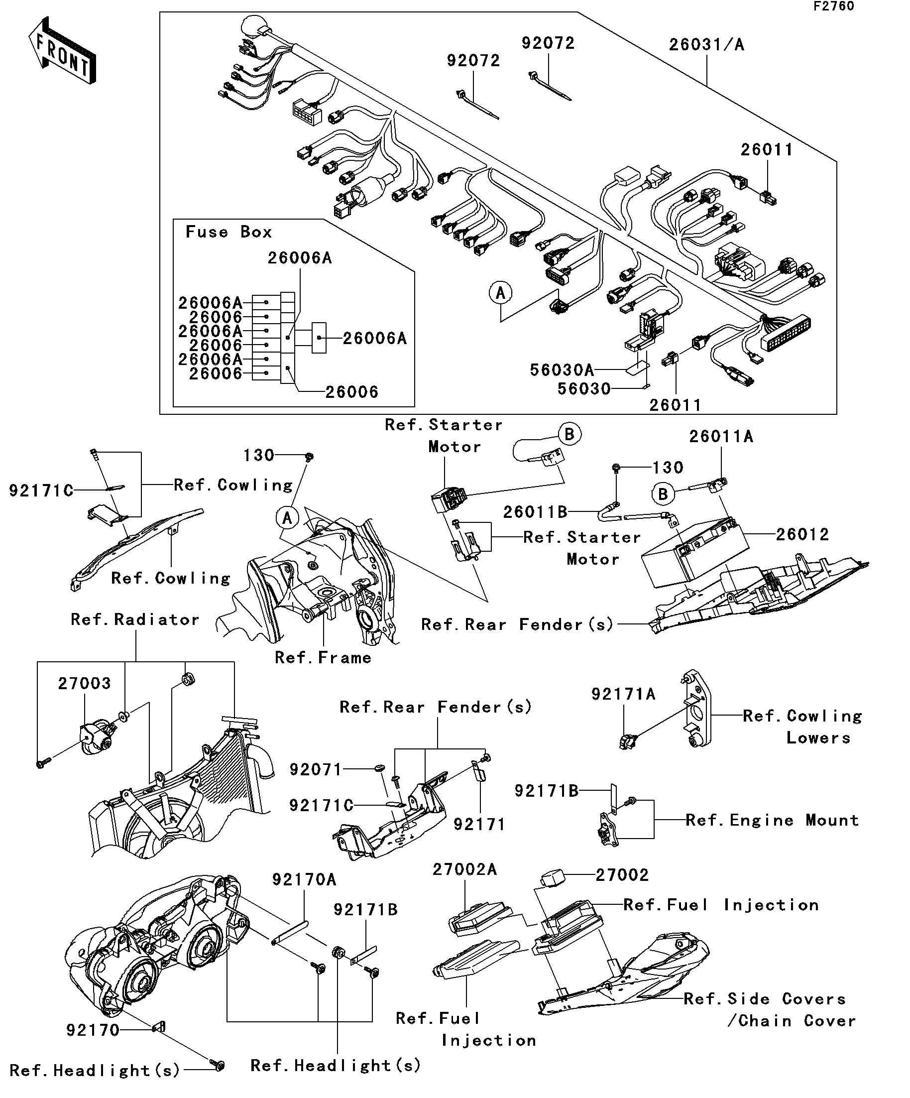 2008 Kawasaki Motorcycles Parts-Finder Diagrams | Xtreme Of