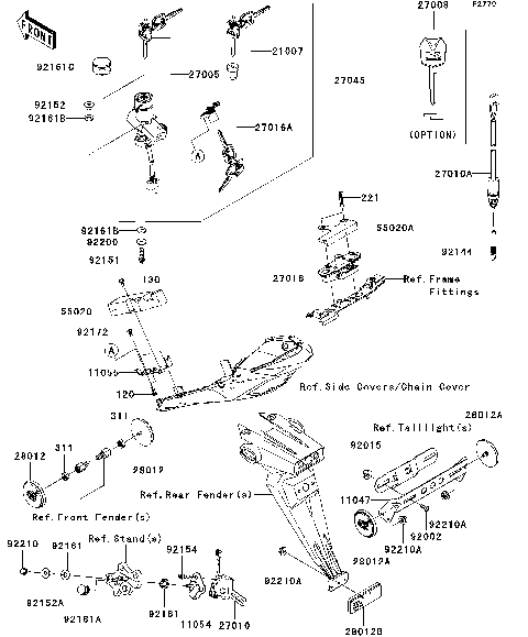 Ignition Switch/Locks/Reflectors