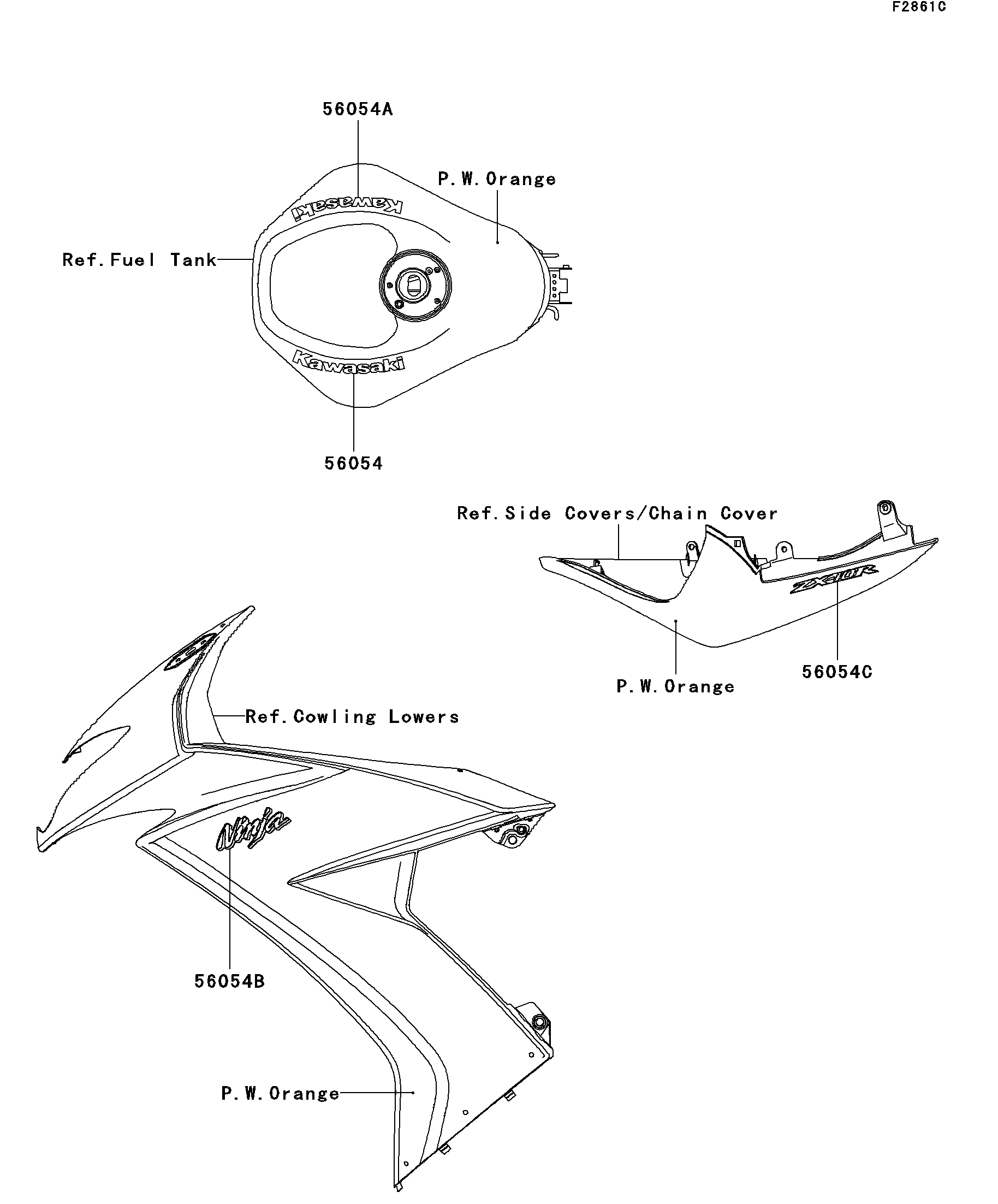 2008 Kawasaki Motorcycles Parts-Finder Diagrams | Mt. Holly