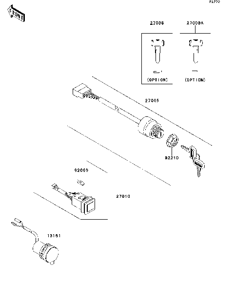 Ignition Switch(F9F-FCF)