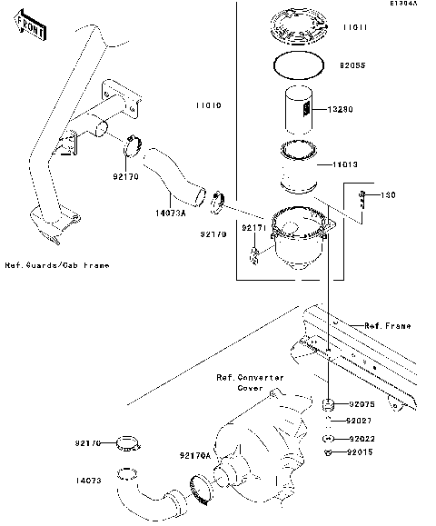 Air Cleaner-Belt Converter(RBF/RBFA)