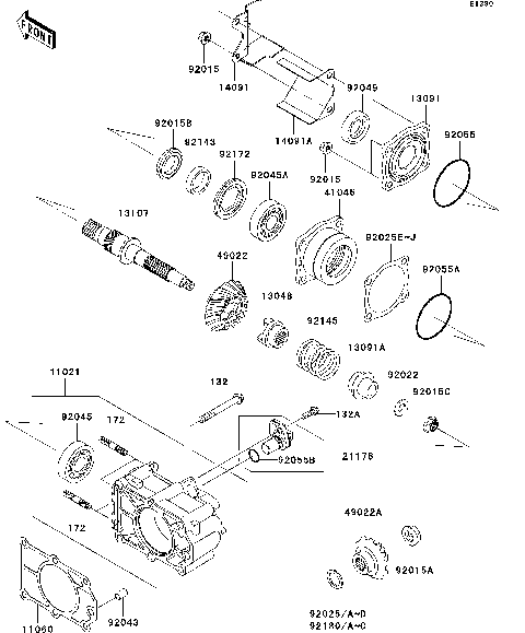 Bevel Gear Case