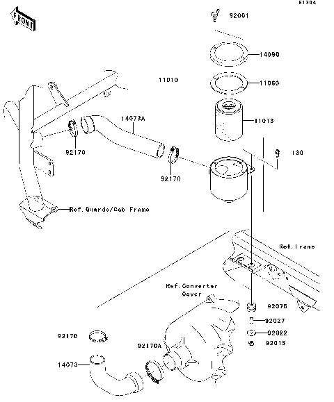 Air Cleaner-Belt Converter