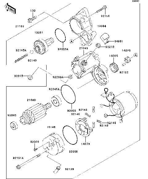 Starter Motor(-FD620DE485832)