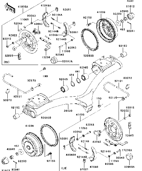 Rear Hubs/Brakes