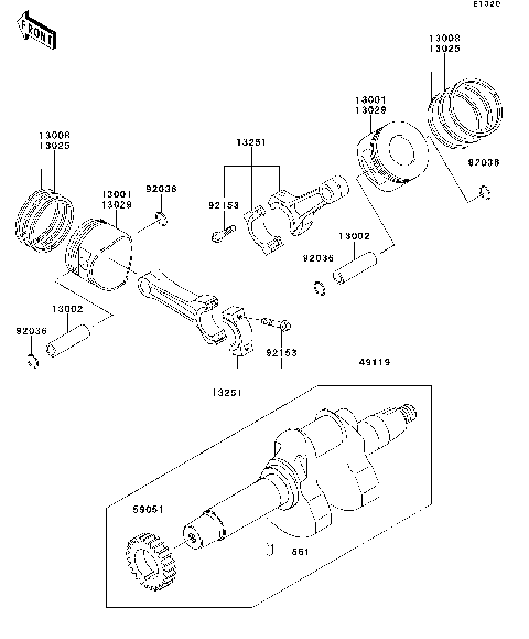 Crankshaft/Piston(s)