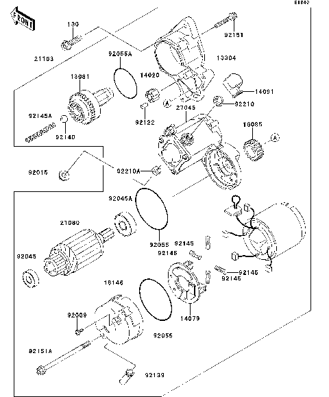 Starter Motor(-FD620DE485832)