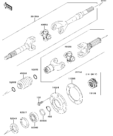 Drive Shaft-Rear