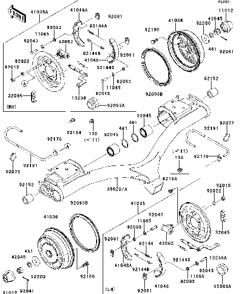 Rear Hubs/Brakes