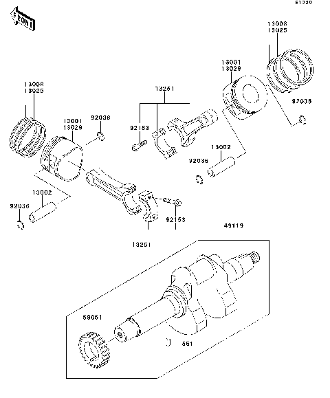 Crankshaft/Piston(s)