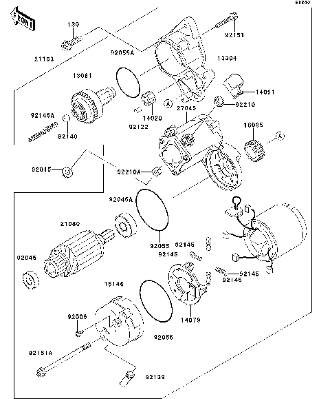 Starter Motor(-FD620DE485832)