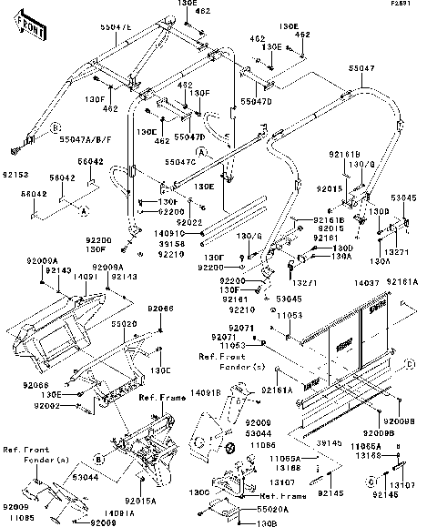 Guards/Cab Frame(S9F-SCF)
