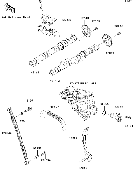 Camshaft(s)/Tensioner