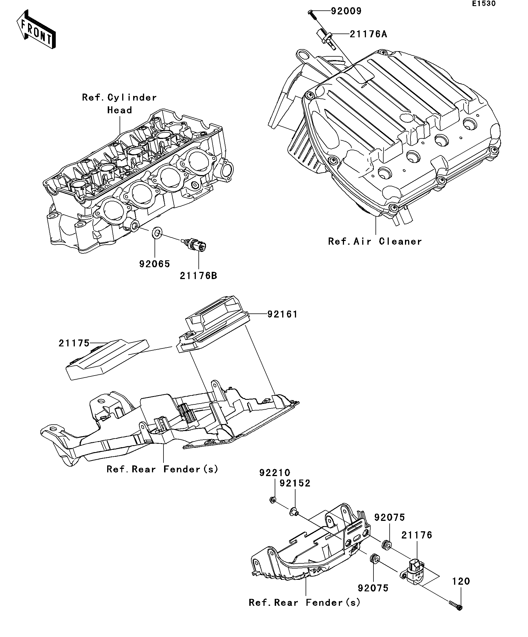 2010 Kawasaki Motorcycles Parts Diagrams | Red Hot Powersports