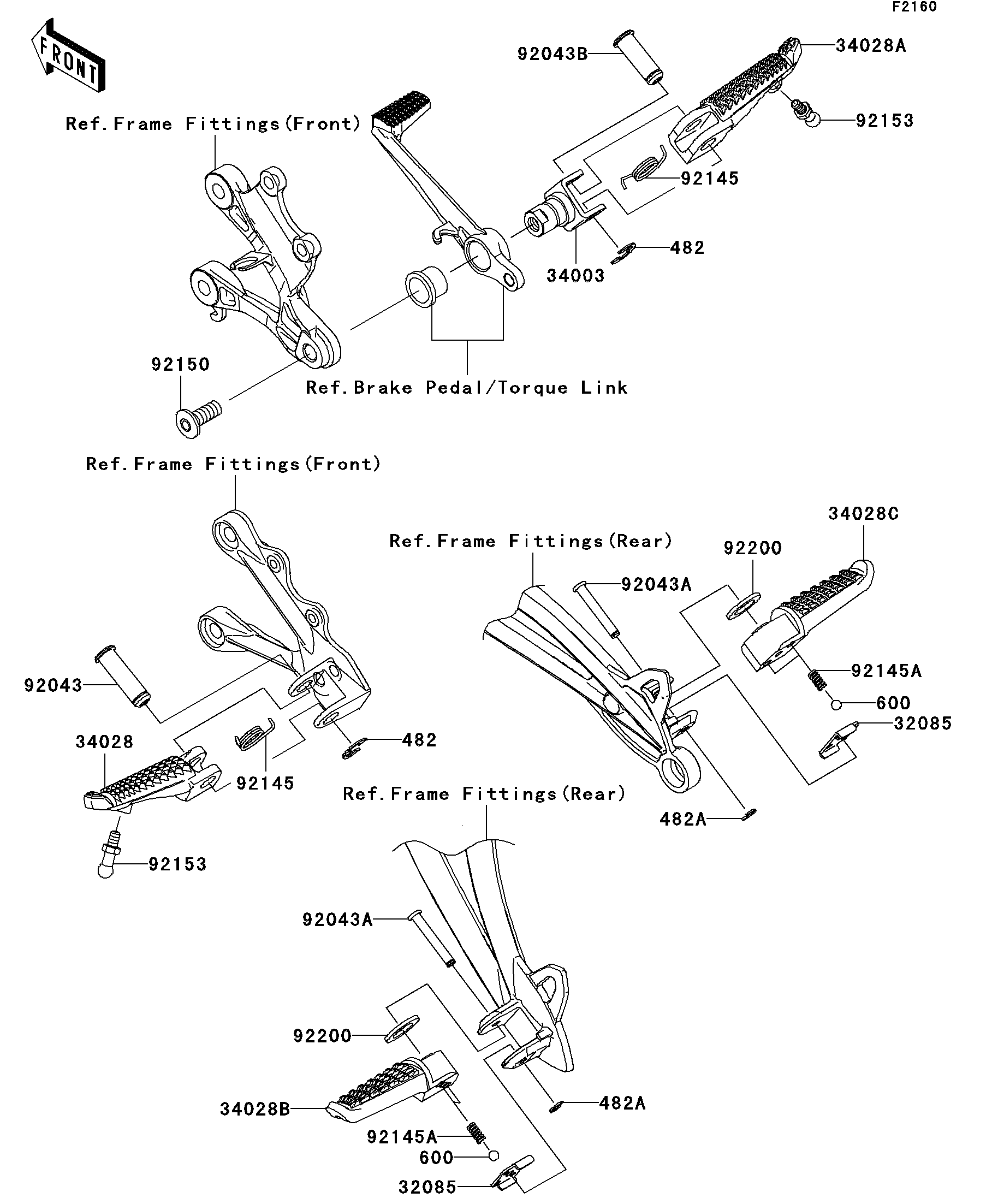 MOKUA3ページ 1998 Kawasaki NINJA ZX-11 (ZX1100-D6) Carburetor Parts