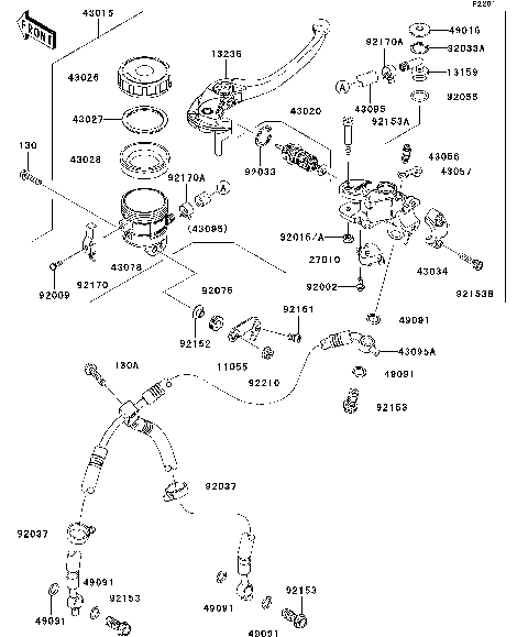 Front Master Cylinder