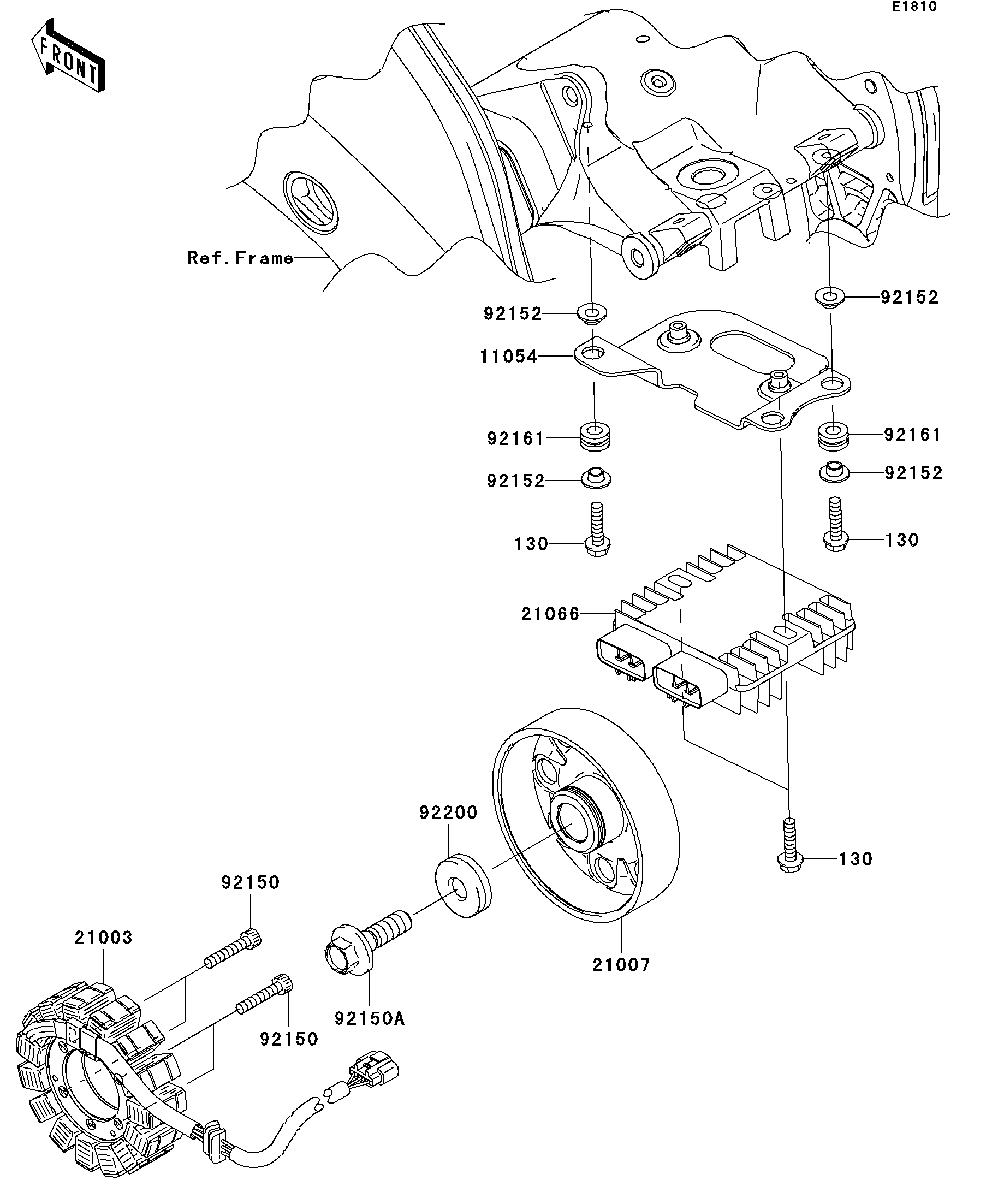 2010 Kawasaki Ninja® ZX™-10R (ZX1000FAFA) Generator Motorcycles 2010 Kawasaki Ninja® ZX™-10R (ZX1000FAFA) Generator Motorcycles