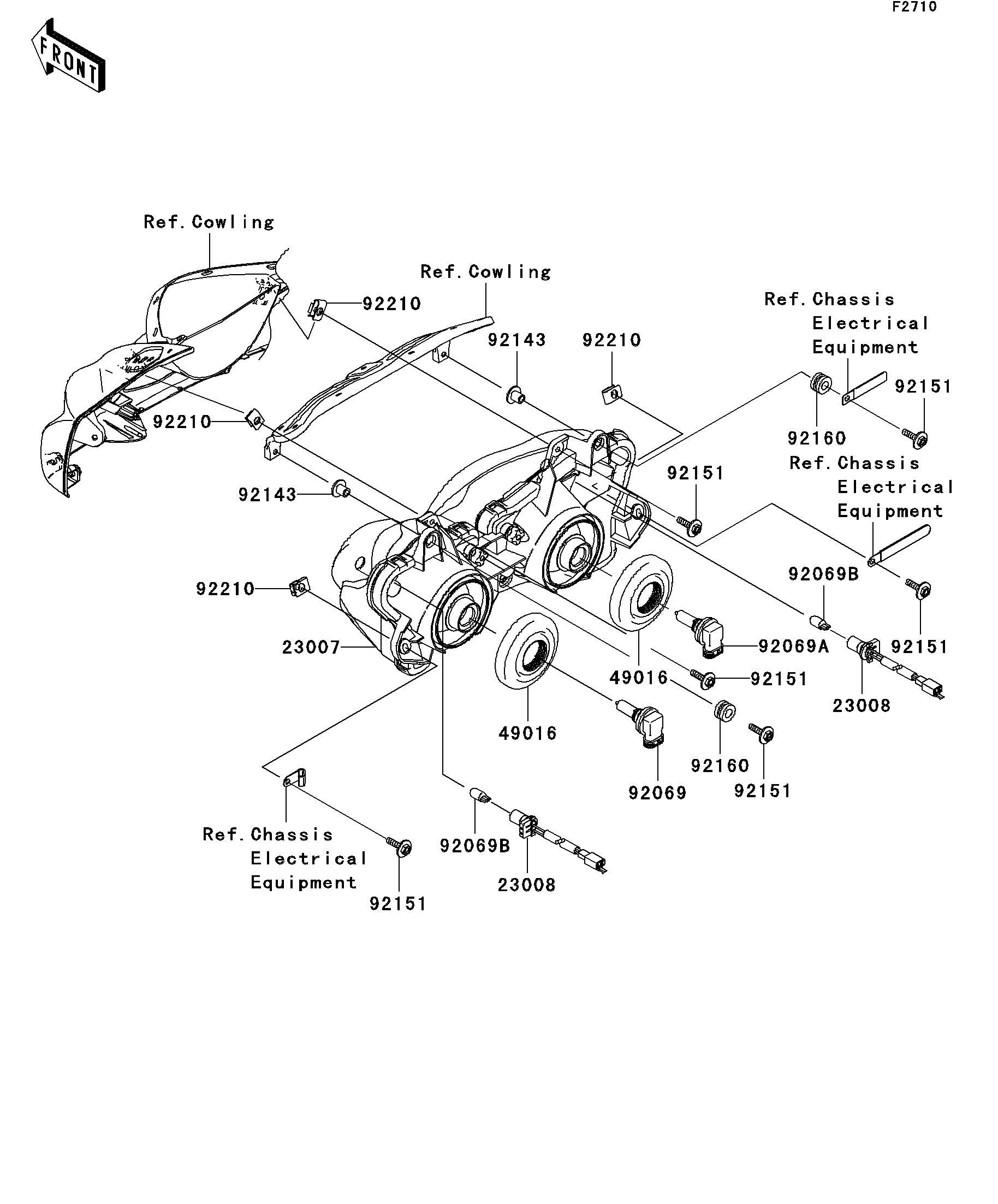 2010 Kawasaki Motorcycles Parts-Finder Diagrams | South MS