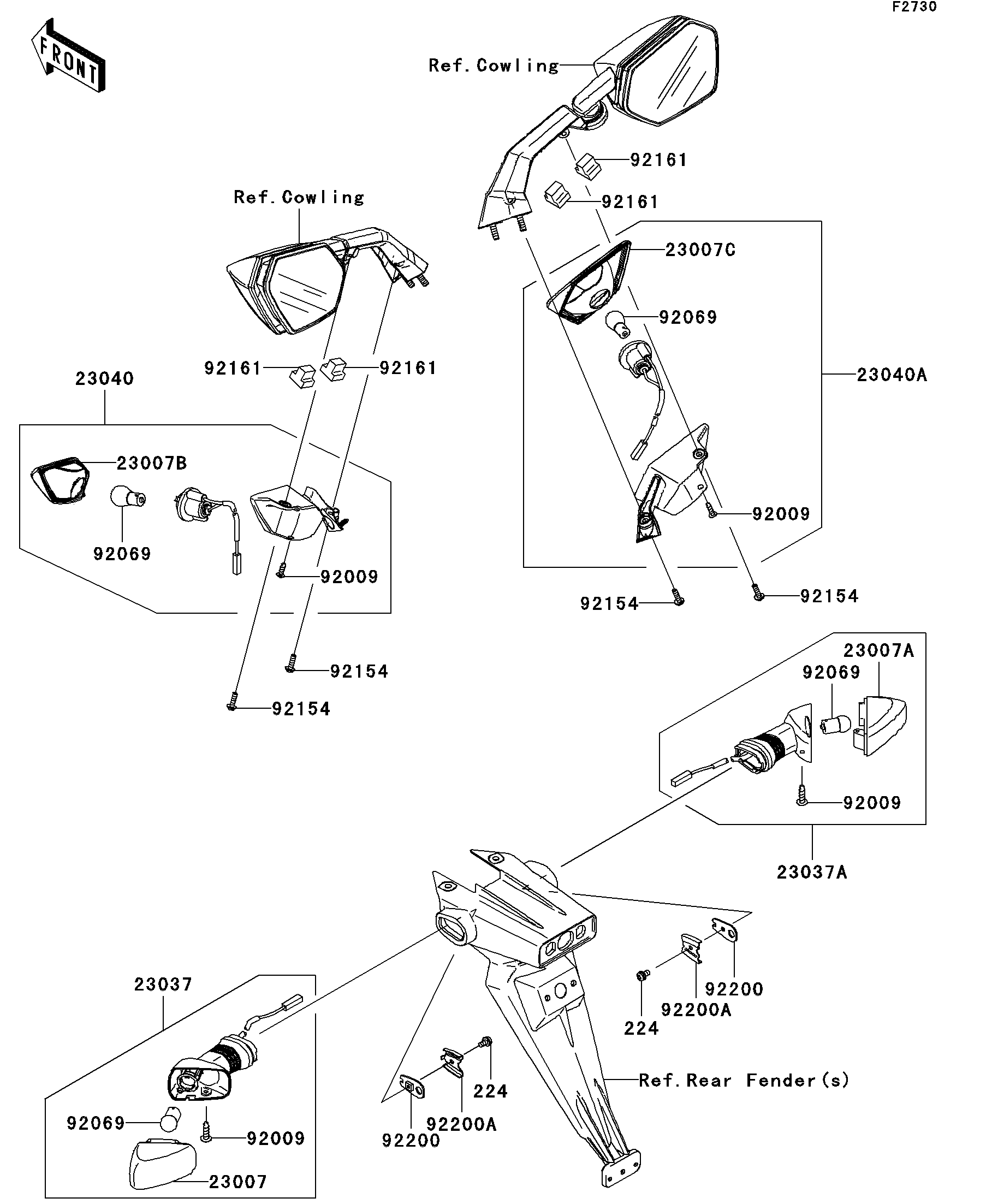 2010 Kawasaki Motorcycles Parts-Finder Diagrams | Team Motorsports