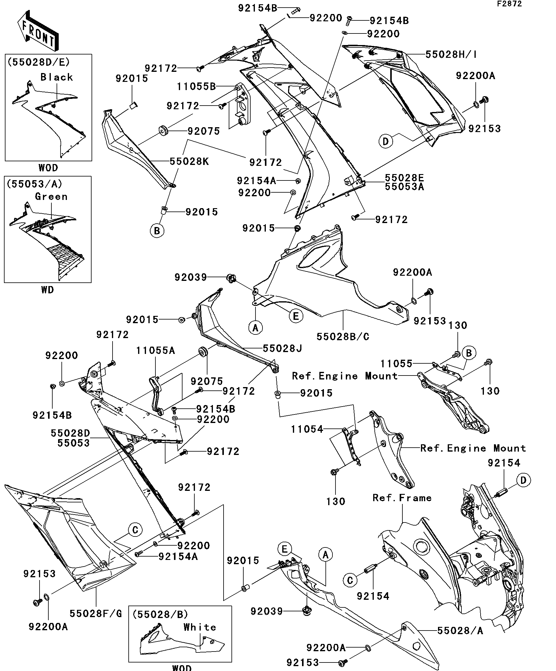 2010 Kawasaki Motorcycles Parts-Finder Diagrams | RJ Powersports
