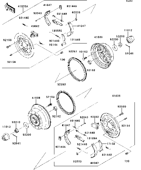 Front Hubs/Brakes