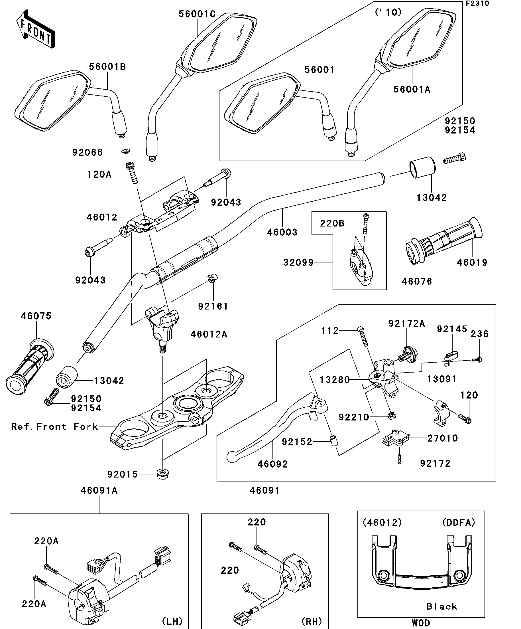 2011 Kawasaki Motorcycles Parts-Finder Diagrams | Cities