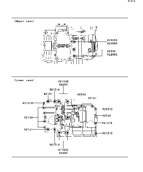 Crankcase Bolt Pattern