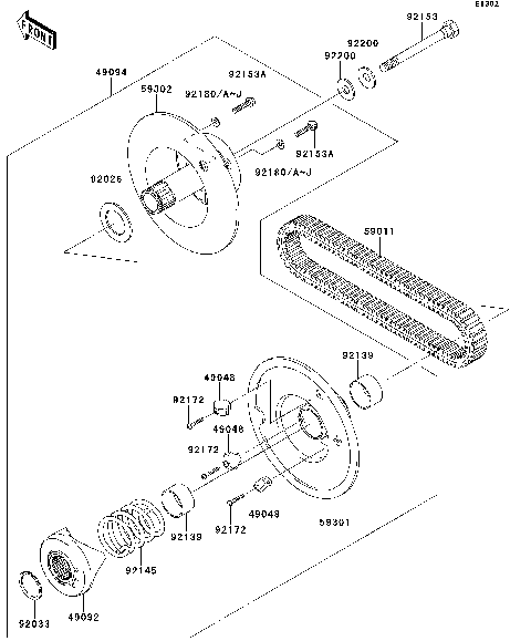 Driven Converter/Drive Belt
