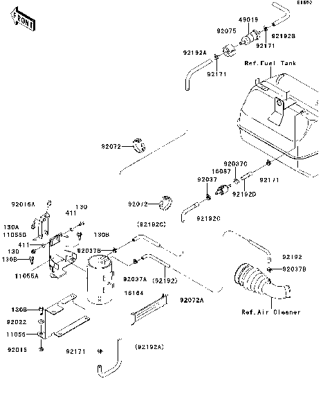 Fuel Evaporative System(ABF)