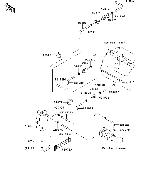 Fuel Evaporative System(BCF-BFF)