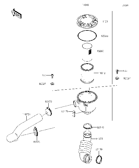 Air Cleaner-Belt Converter