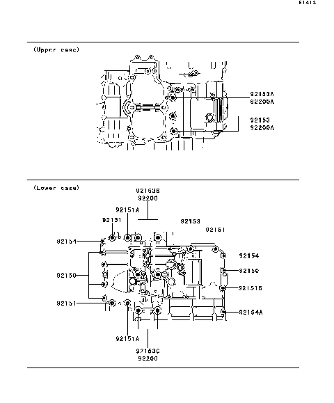 Crankcase Bolt Pattern